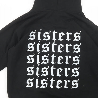 Uneek Womens Black  Polyester Full Zip Hoodie Size S  Zip - Sisters
