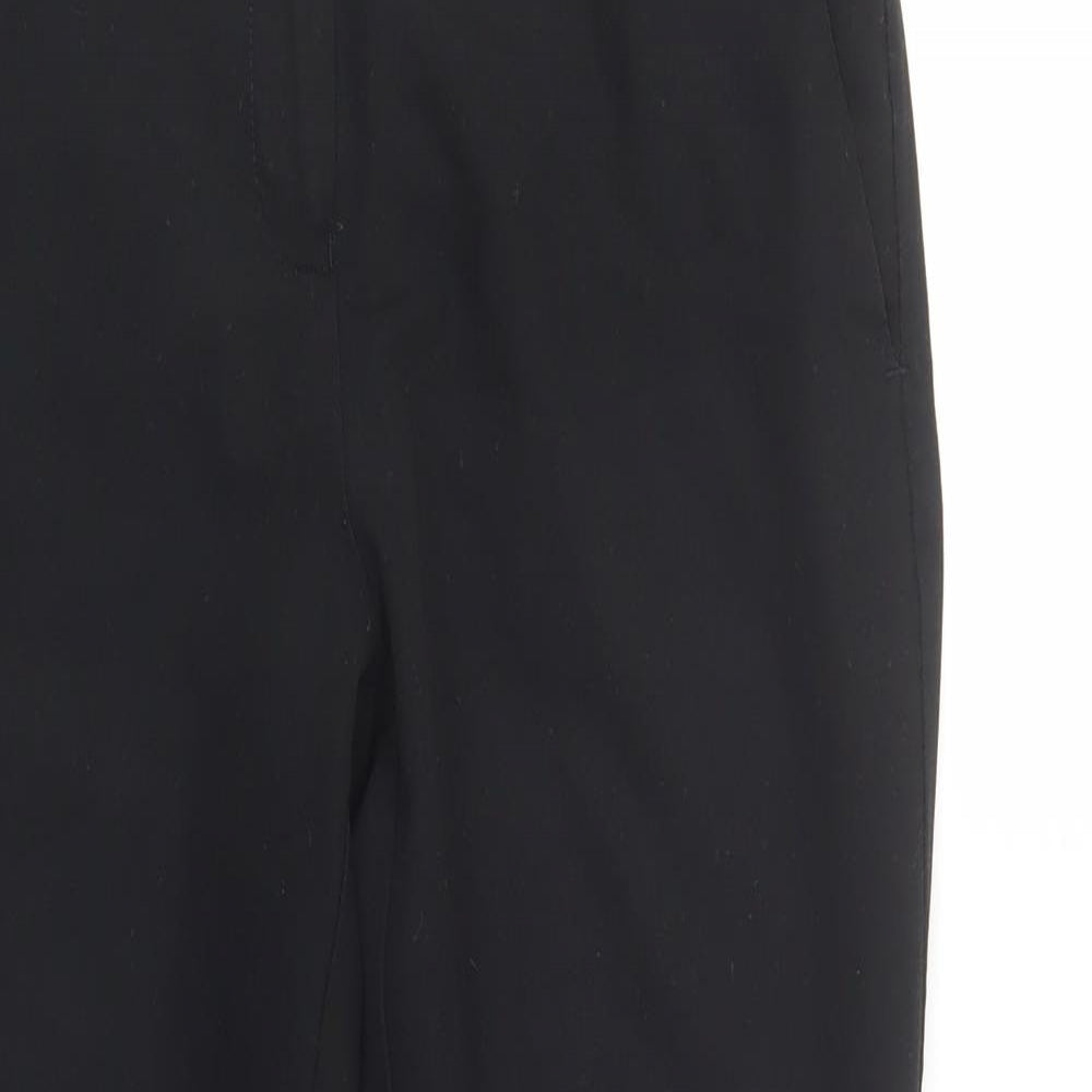 Womens UK Size 8 NEXT Regular Fit Dress Pants Black Trousers