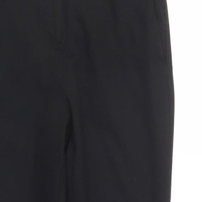 Womens UK Size 8 NEXT Regular Fit Dress Pants Black Trousers