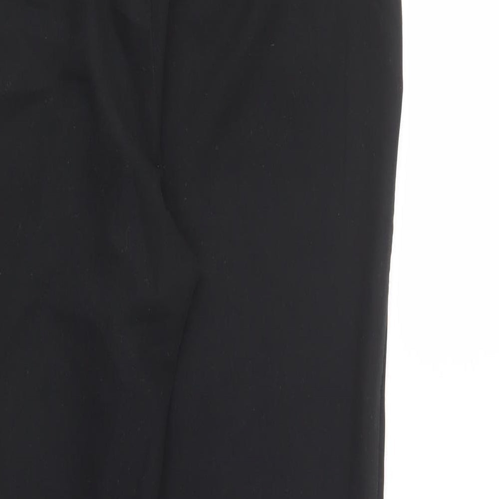 Womens UK Size 8 NEXT Regular Fit Dress Pants Black Trousers