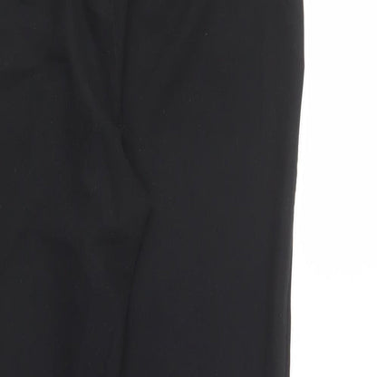Womens UK Size 8 NEXT Regular Fit Dress Pants Black Trousers
