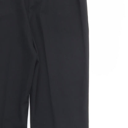 Womens UK Size 10 Dunnes Stores Regular Fit Dress Pants Black Trousers