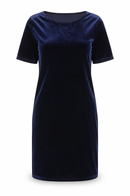 Boohoo Womens Blue  Polyester Bodycon  Size 10  Round Neck