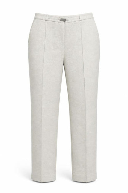Womens UK Size 12 EWM Regular Fit Dress Pants Beige Trousers