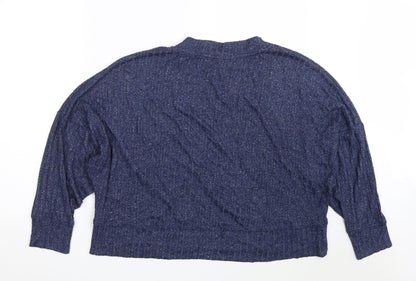 Womens UK Size 16 Marks and Spencer Blue Pullover Sweatshirt