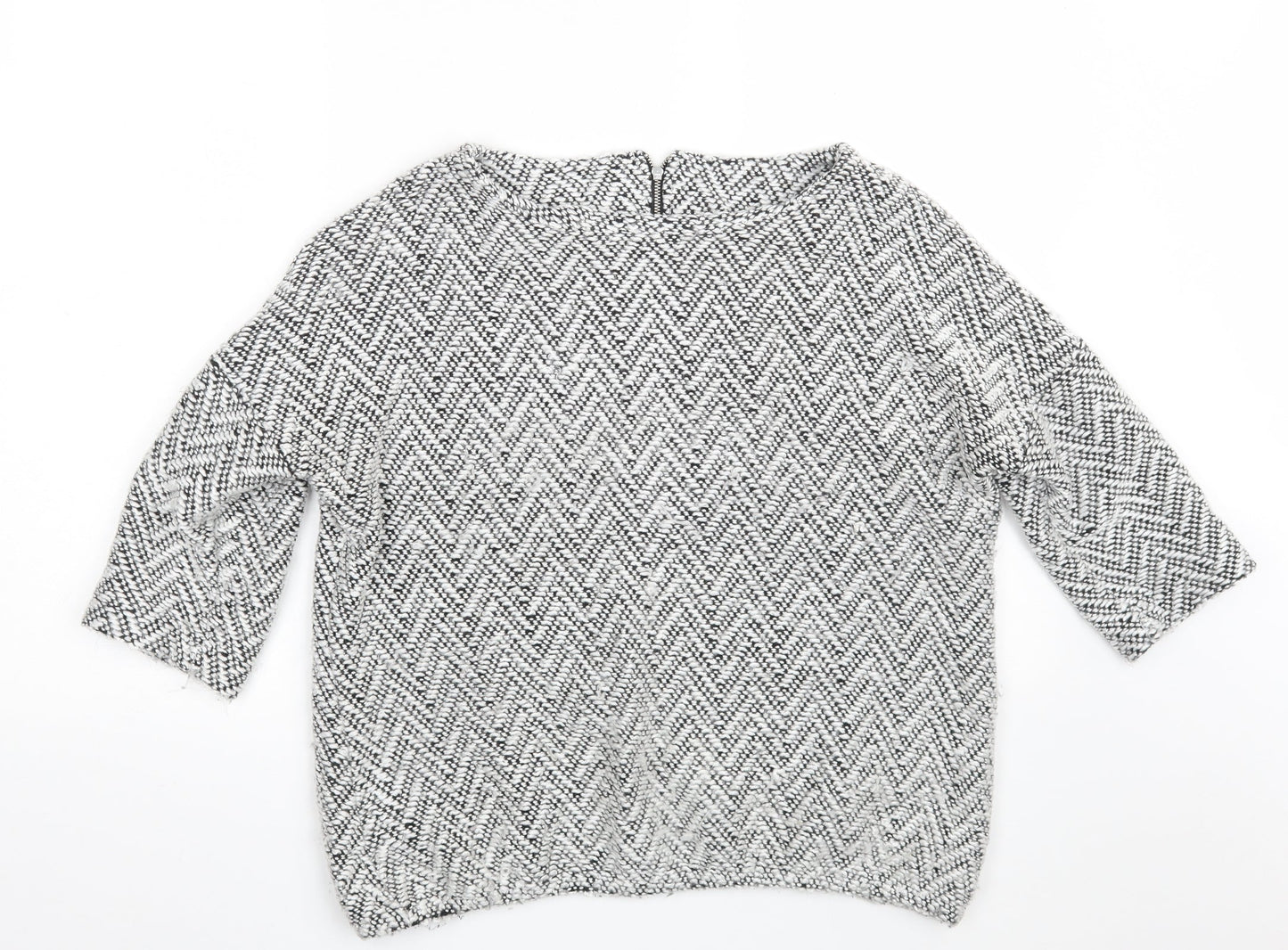 Womens UK Size 12 NEXT Grey Pullover Jumper