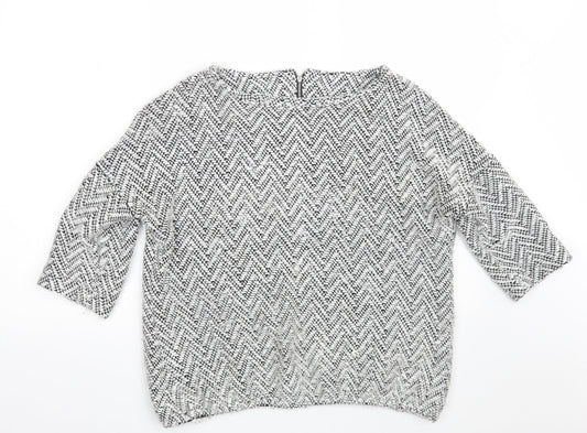 Womens UK Size 12 NEXT Grey Pullover Jumper
