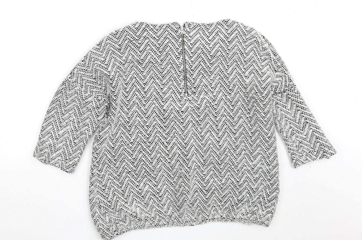 Womens UK Size 12 NEXT Grey Pullover Jumper