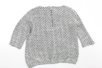 Womens UK Size 12 NEXT Grey Pullover Jumper