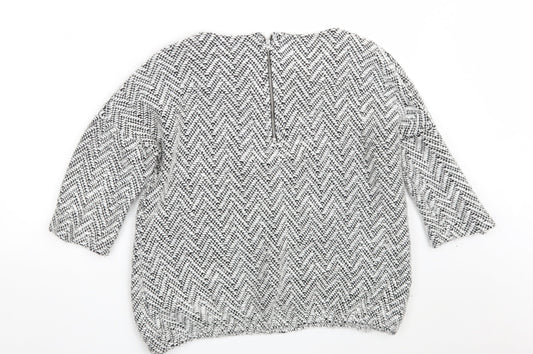 Womens UK Size 12 NEXT Grey Pullover Jumper