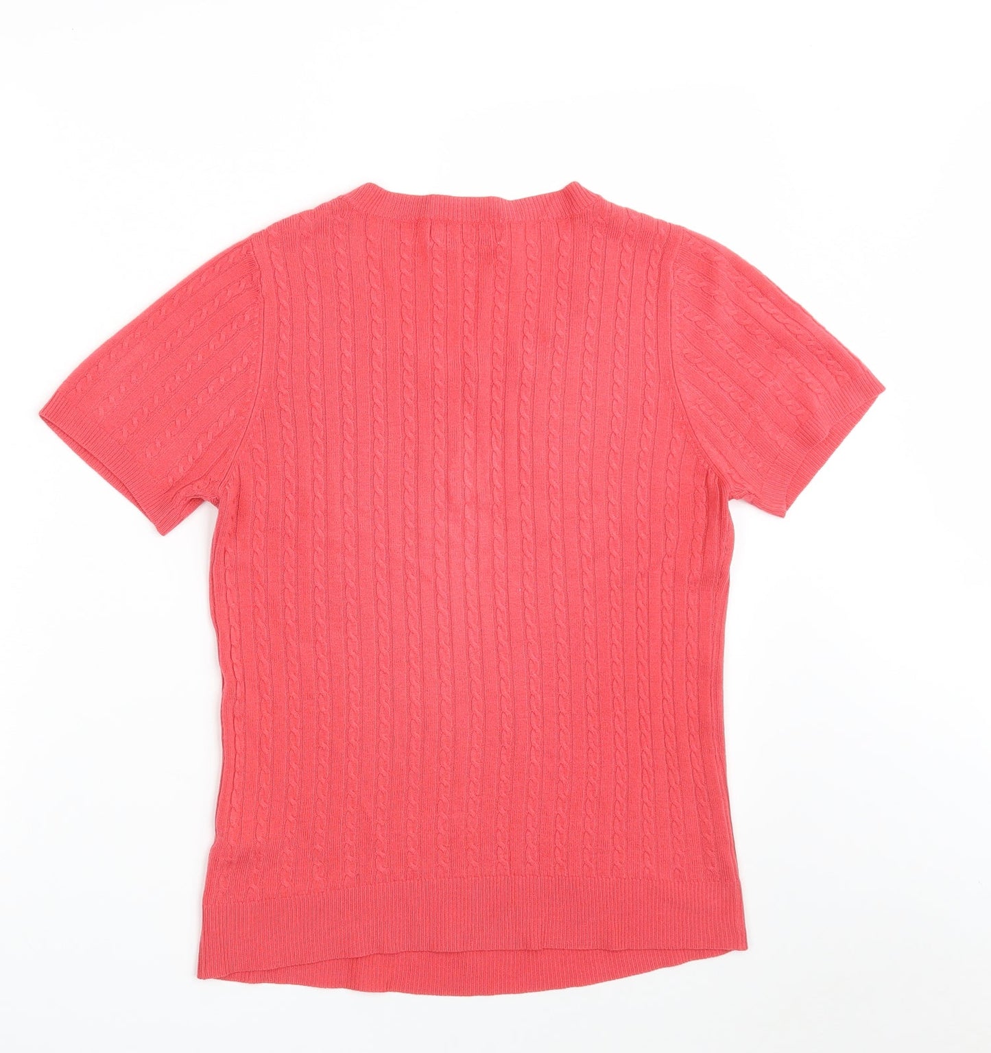 Womens UK Size S Dunnes Stores Pink Pullover Jumper