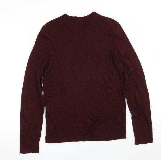 Womens UK Size S Bershka Purple Pullover Jumper