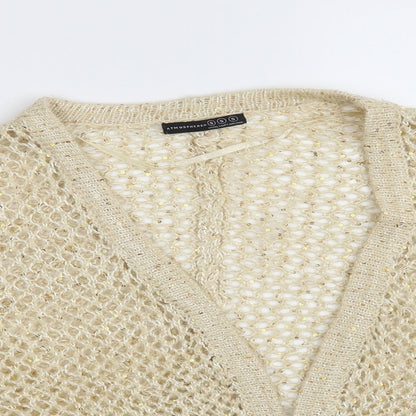 Womens UK Size S Atmosphere Ivory Cardigan Jumper