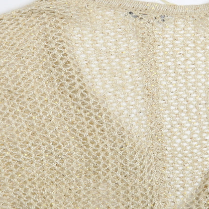 Womens UK Size S Atmosphere Ivory Cardigan Jumper