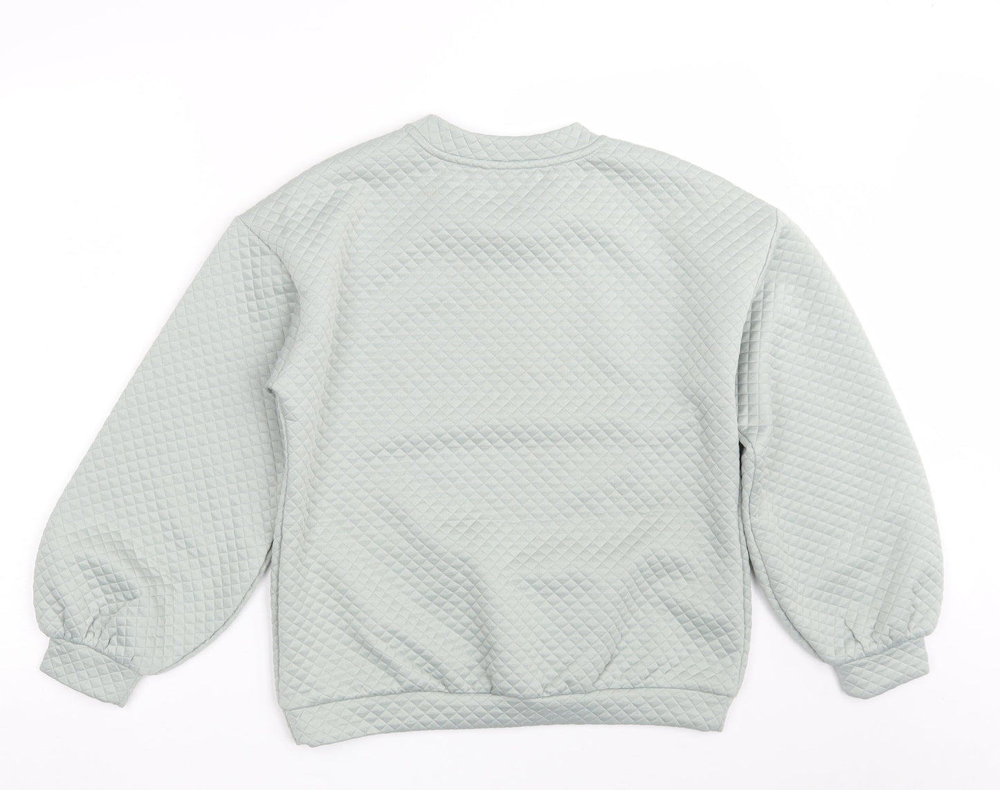 T J Morris Ltd Womens Green Crew Neck  Polyester Pullover Jumper Size 8   - Friends