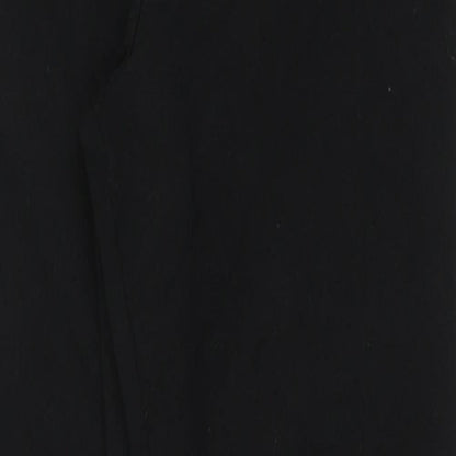 11 degrees Womens Black  Cotton Jogger Leggings Size 6 L24 in   - Leggings