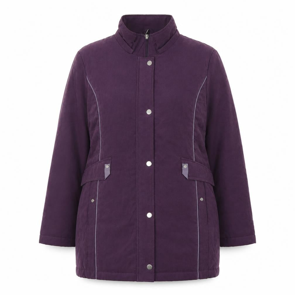 Womens UK Size L ANNA ROSE Purple Trench Coat