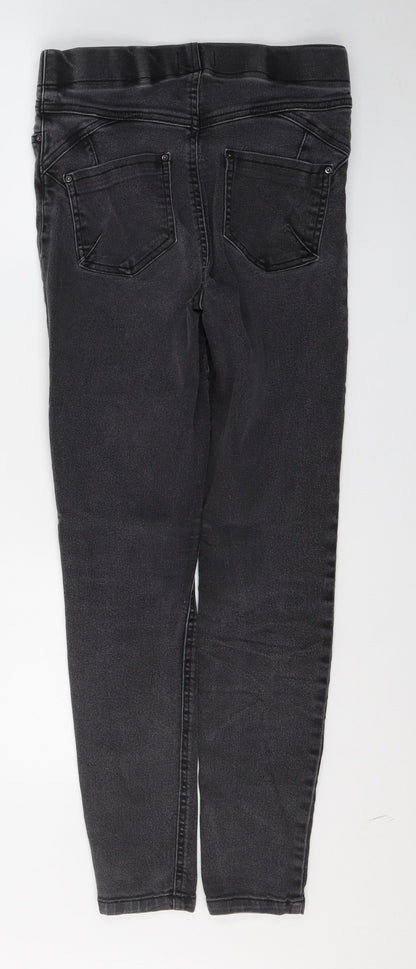 Soon Womens Black  Cotton Skinny Jeans Size 10 L27 in Regular