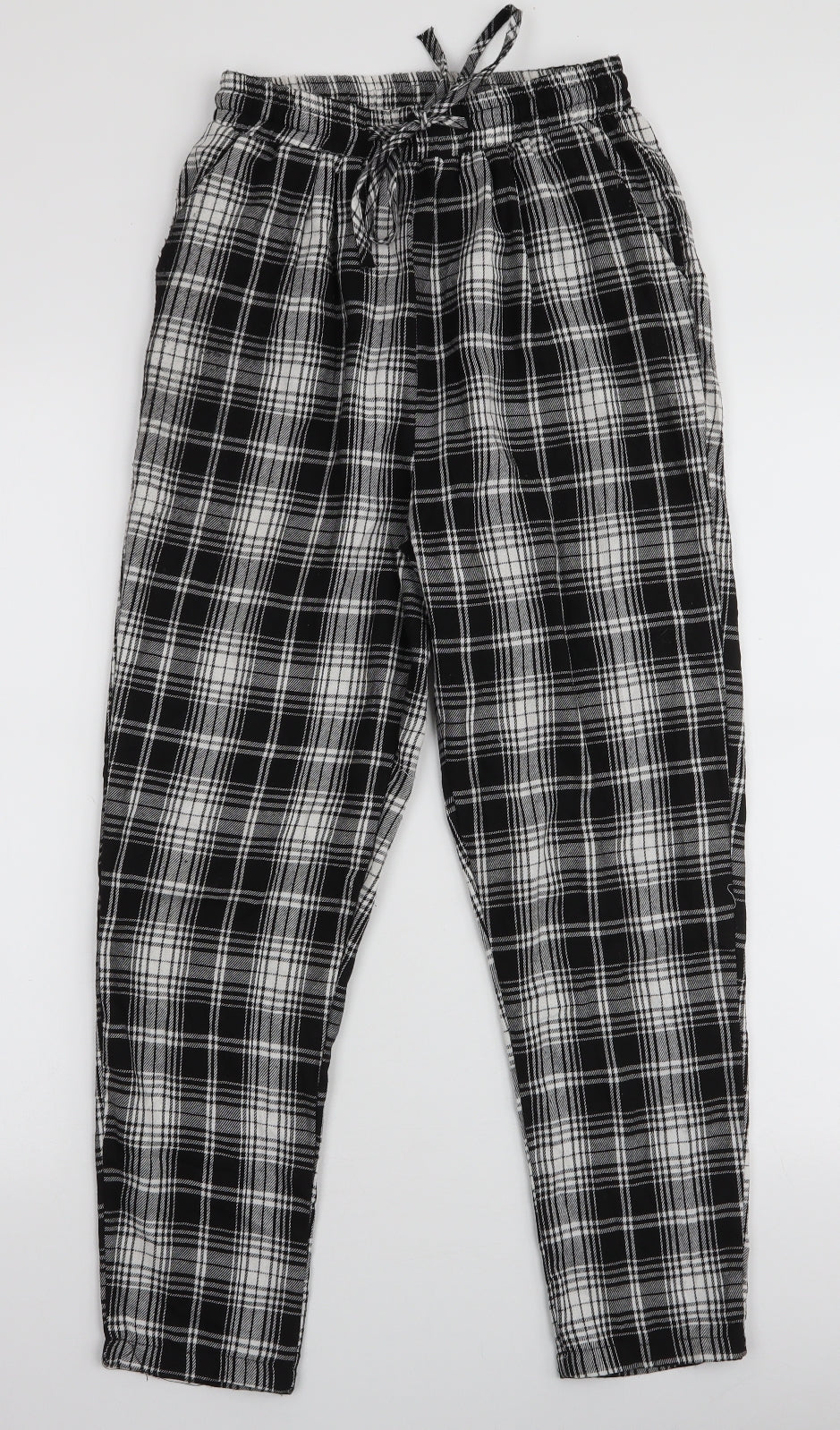 Womens UK Size 6 PRETTYLITTLETHING Slim Fit  Black Trousers