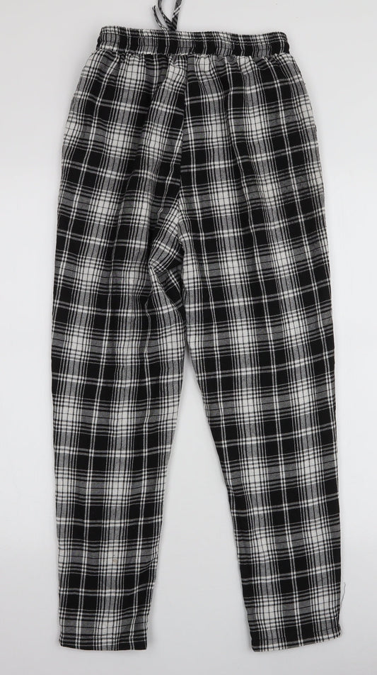 Womens UK Size 6 PRETTYLITTLETHING Slim Fit  Black Trousers