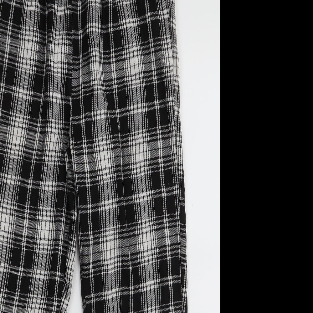 Womens UK Size 6 PRETTYLITTLETHING Slim Fit  Black Trousers