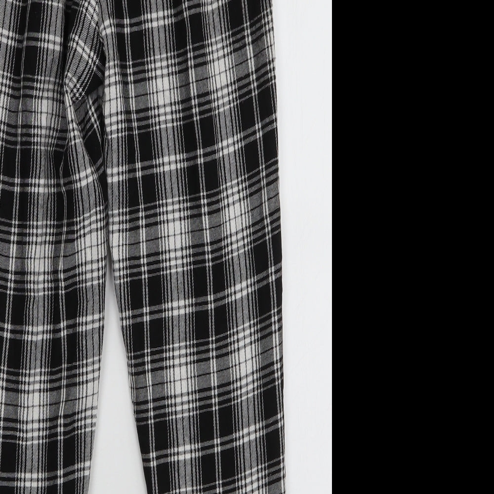 Womens UK Size 6 PRETTYLITTLETHING Slim Fit  Black Trousers