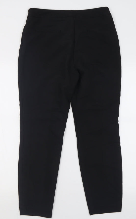 Womens UK Size 12 Papaya Regular Fit  Black Trousers