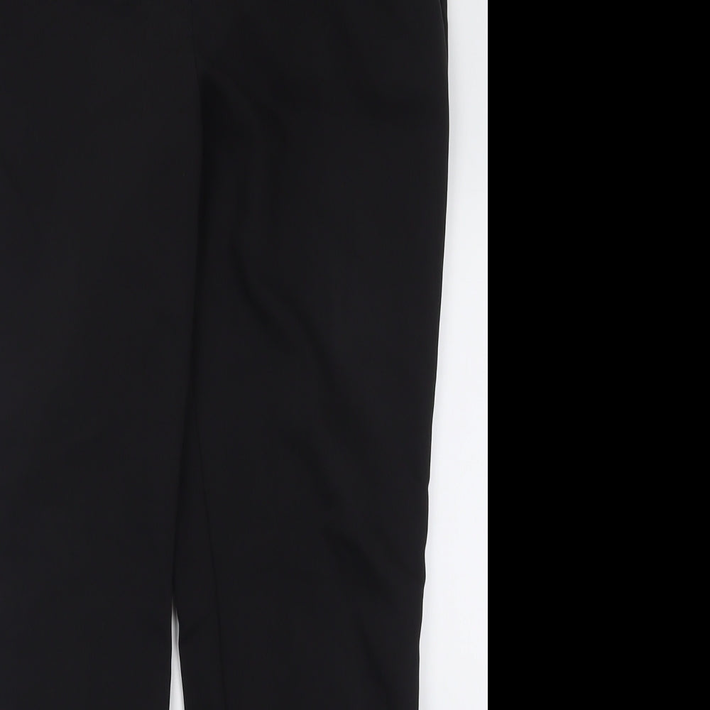 Womens UK Size 12 Papaya Regular Fit  Black Trousers