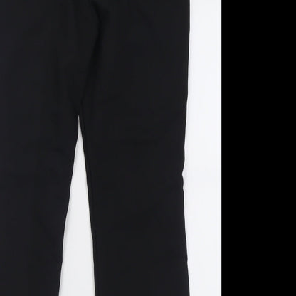 Womens UK Size 12 Papaya Regular Fit  Black Trousers
