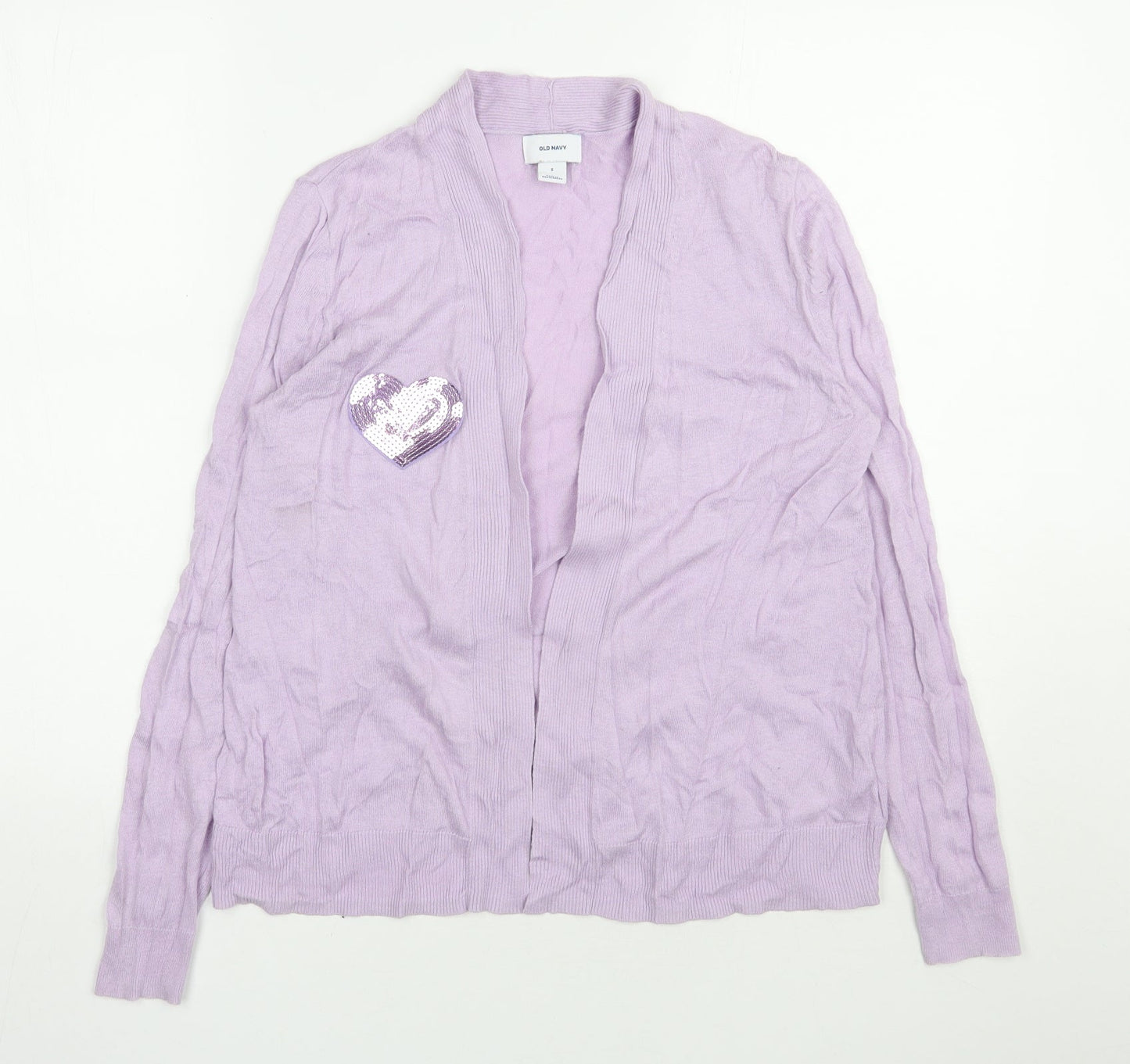 Womens UK Size S Old Navy Purple Cardigan Jumper