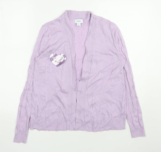 Womens UK Size S Old Navy Purple Cardigan Jumper