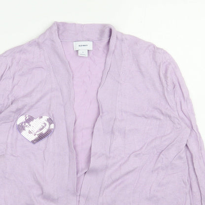 Womens UK Size S Old Navy Purple Cardigan Jumper