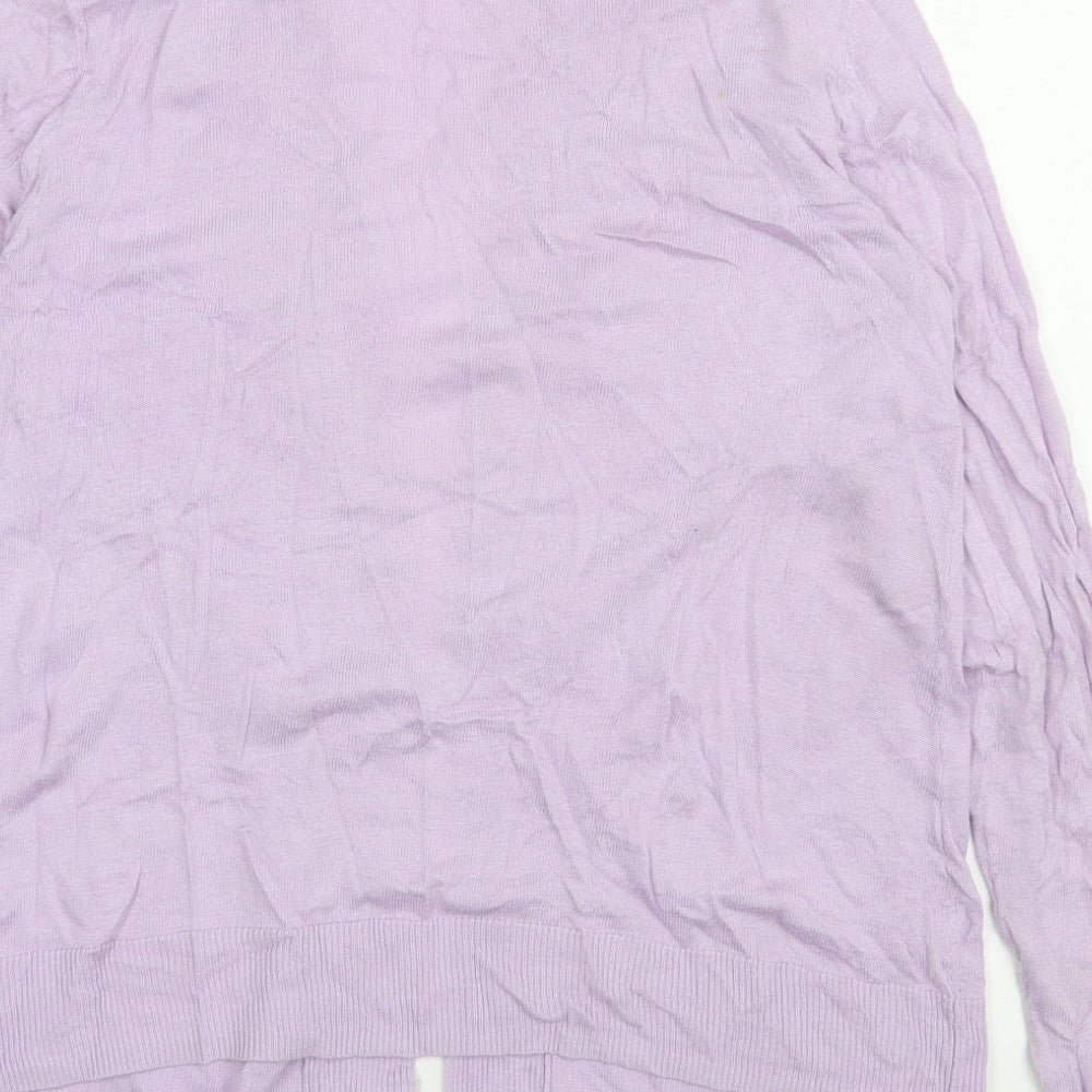 Womens UK Size S Old Navy Purple Cardigan Jumper