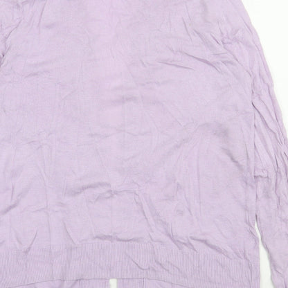 Womens UK Size S Old Navy Purple Cardigan Jumper