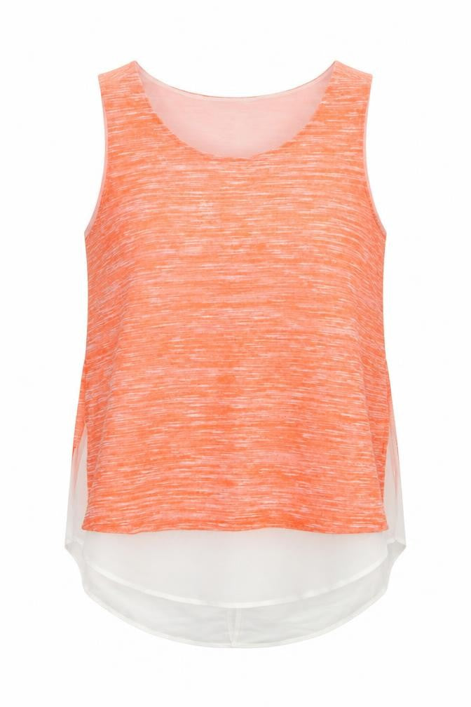 Womens UK Size M Wallis Orange Basic Blouse