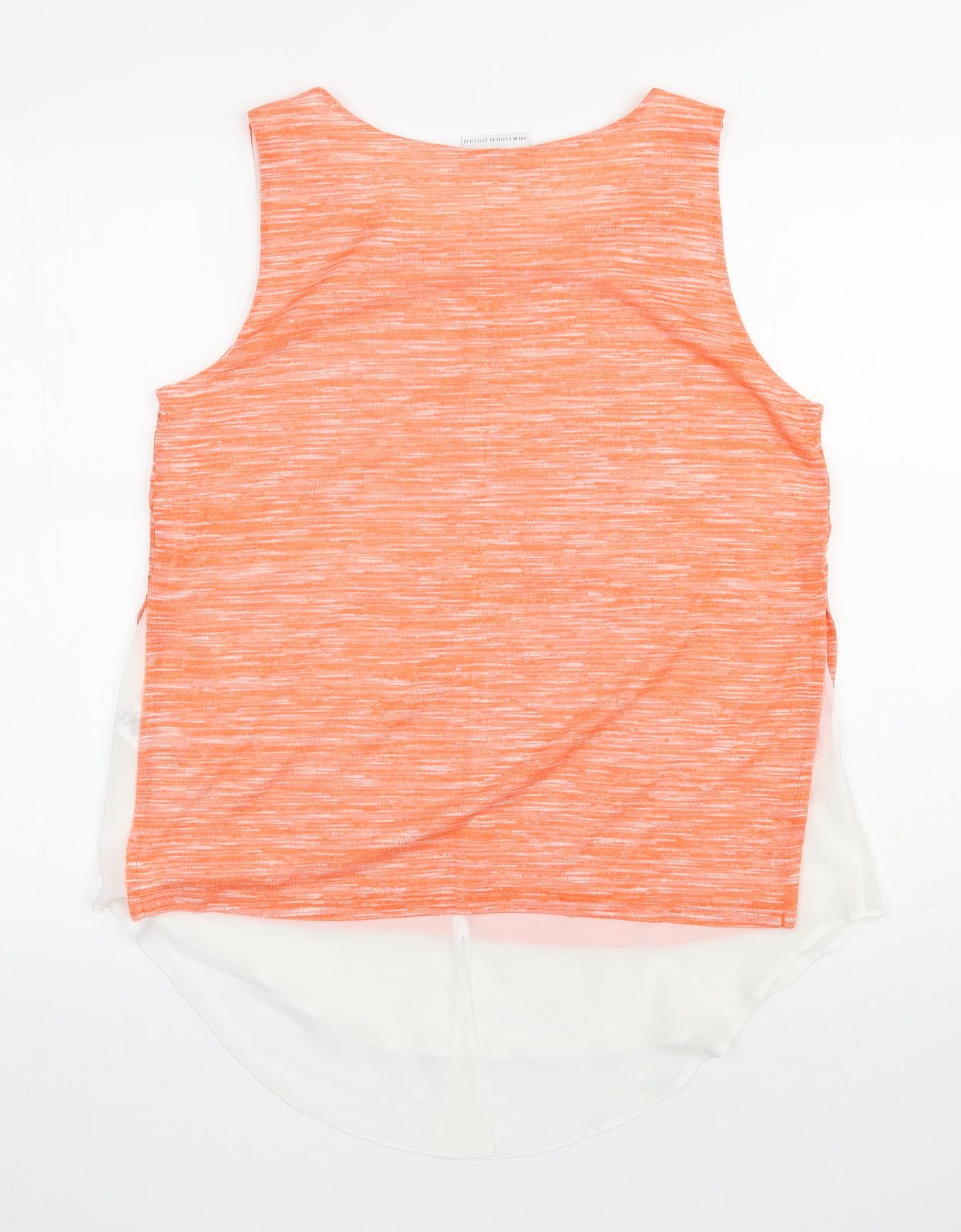 Womens UK Size M Wallis Orange Basic Blouse