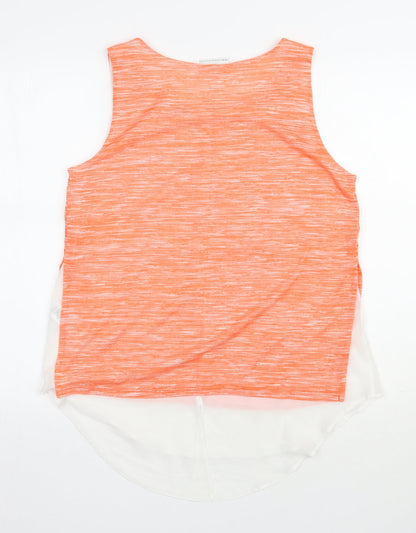 Womens UK Size M Wallis Orange Basic Blouse
