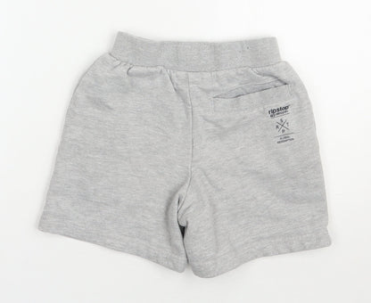 Ripstop Boys Grey  Cotton Sweat Shorts Size XS  Regular