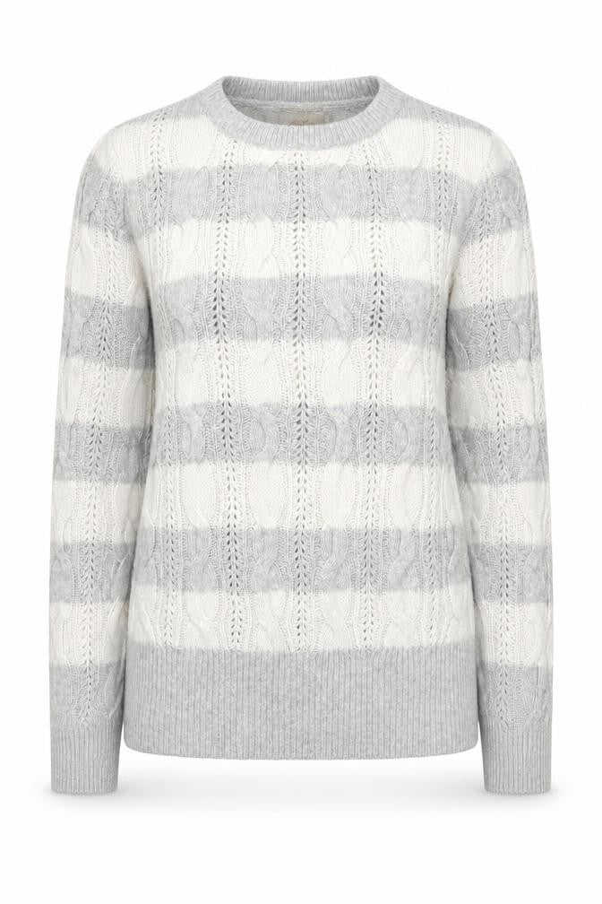 Womens UK Size 12 Aphorism Grey Pullover Jumper
