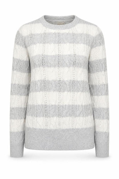 Womens UK Size 12 Aphorism Grey Pullover Jumper