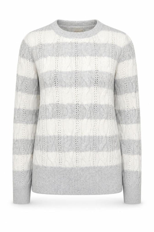 Womens UK Size 12 Aphorism Grey Pullover Jumper