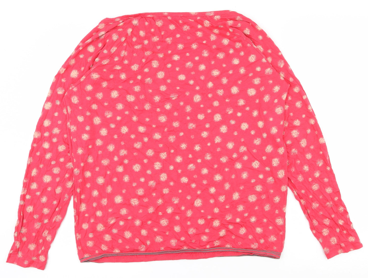 Womens UK Size XL Sandwich Pink Basic T-Shirt