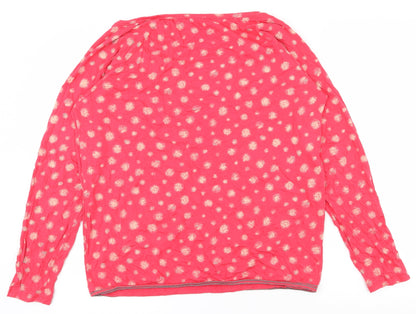Womens UK Size XL Sandwich Pink Basic T-Shirt