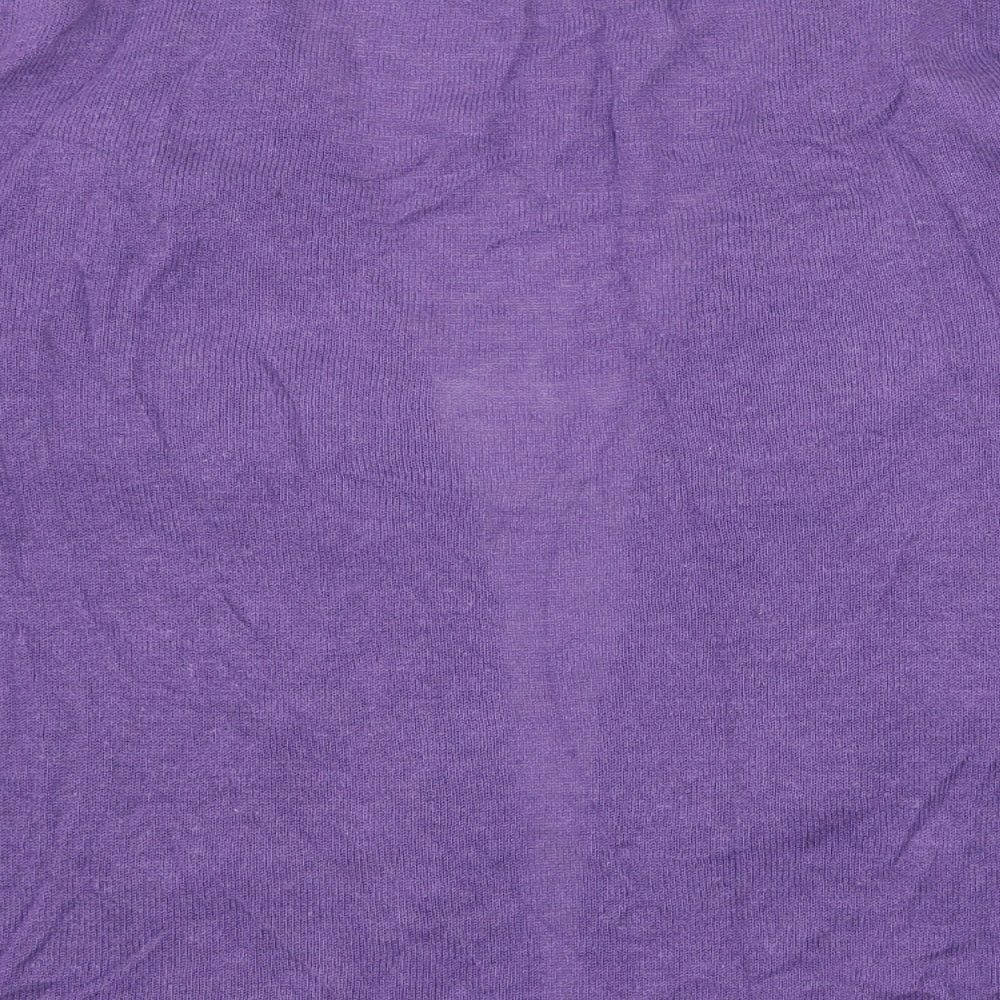 Womens UK Size 14 Per Una Purple Cardigan Jumper
