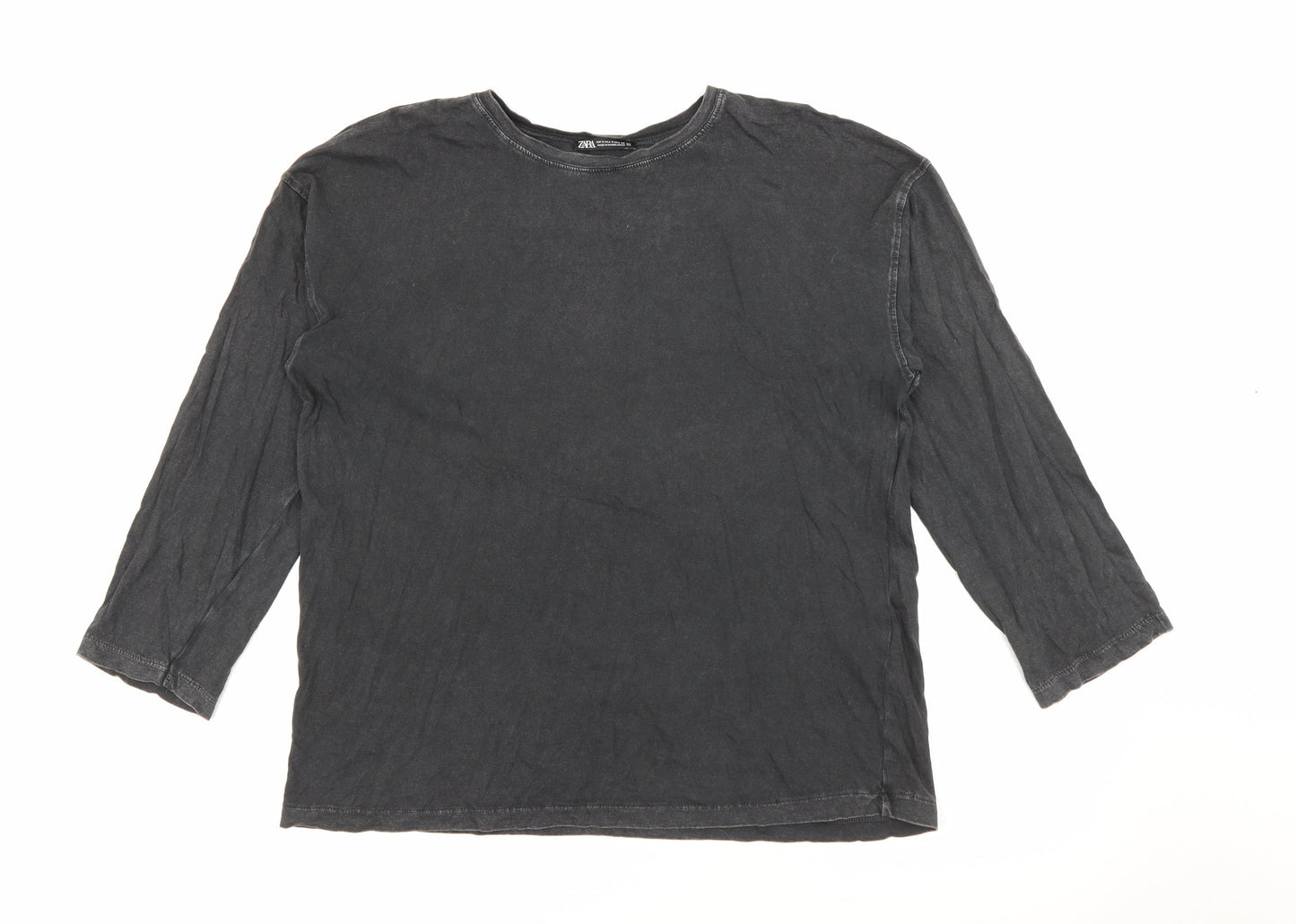Womens UK Size S Zara Grey Pullover Jumper