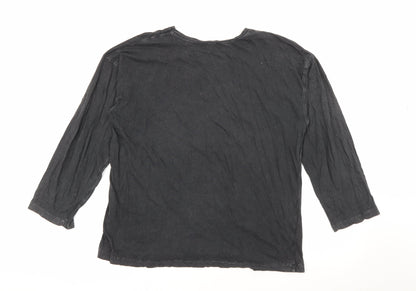 Womens UK Size S Zara Grey Pullover Jumper