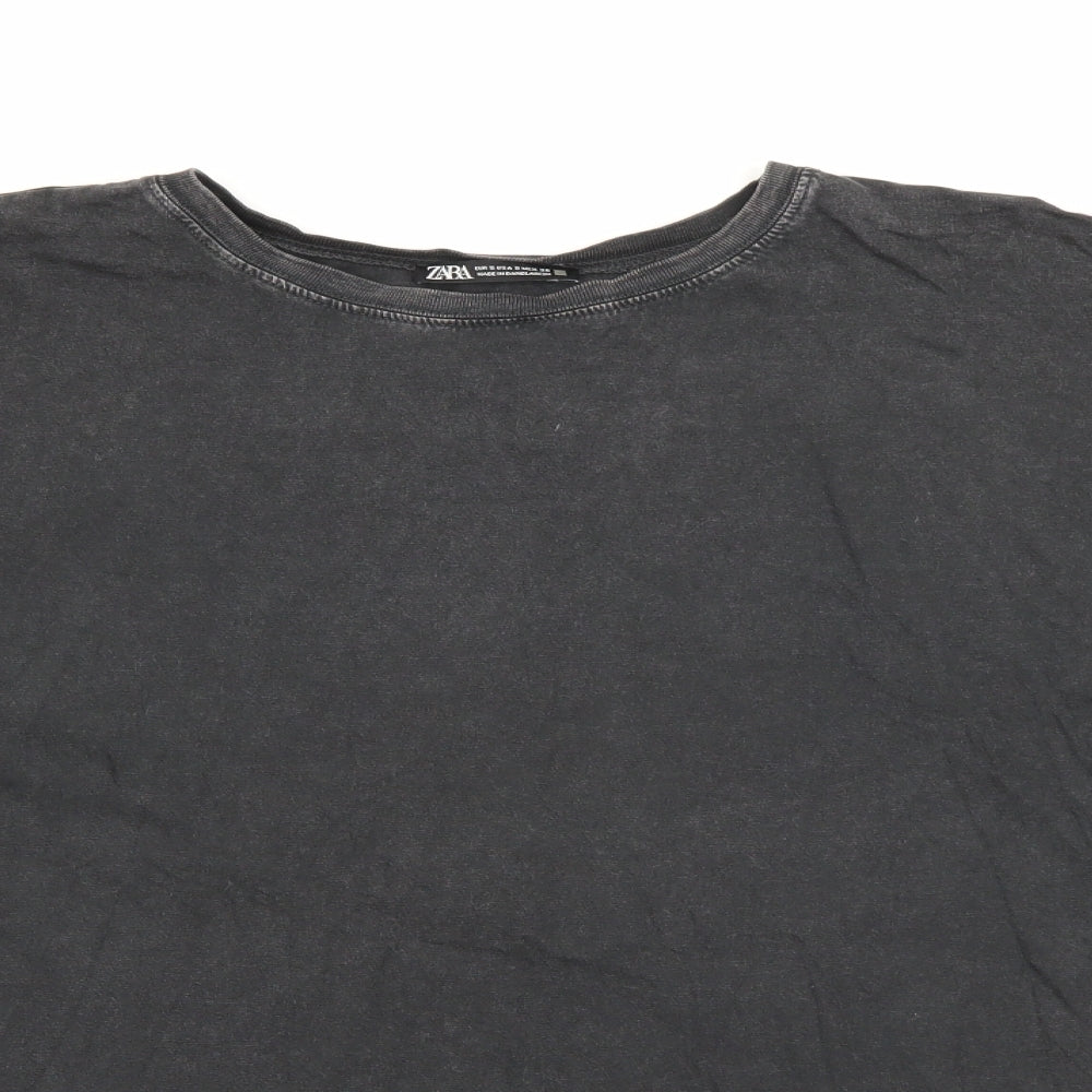 Womens UK Size S Zara Grey Pullover Jumper