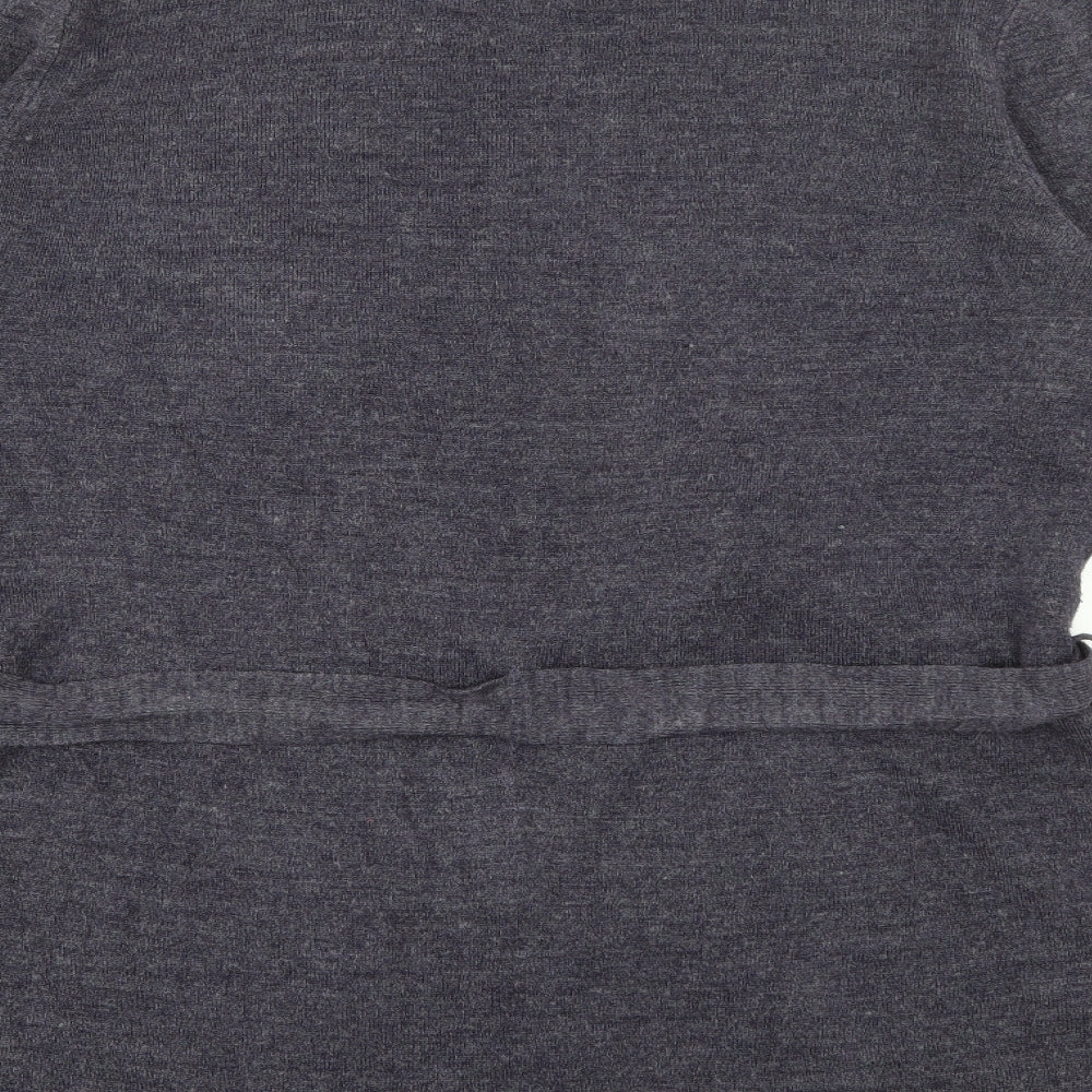 George Womens Purple High Neck  Acrylic Pullover Jumper Size 12