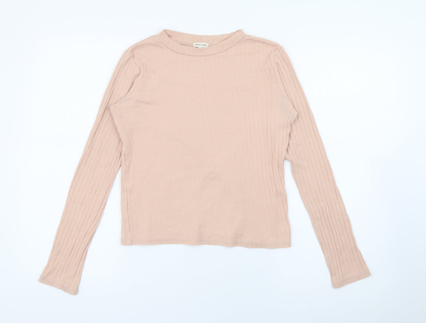 Womens UK Size 8 River Island Pink Pullover Jumper