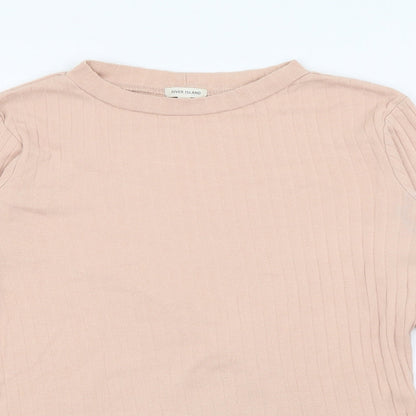 Womens UK Size 8 River Island Pink Pullover Jumper
